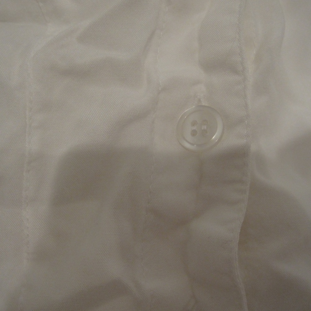 Vintage 80s pleated mini dress white size 10 rayon together - Picture 5 of 6